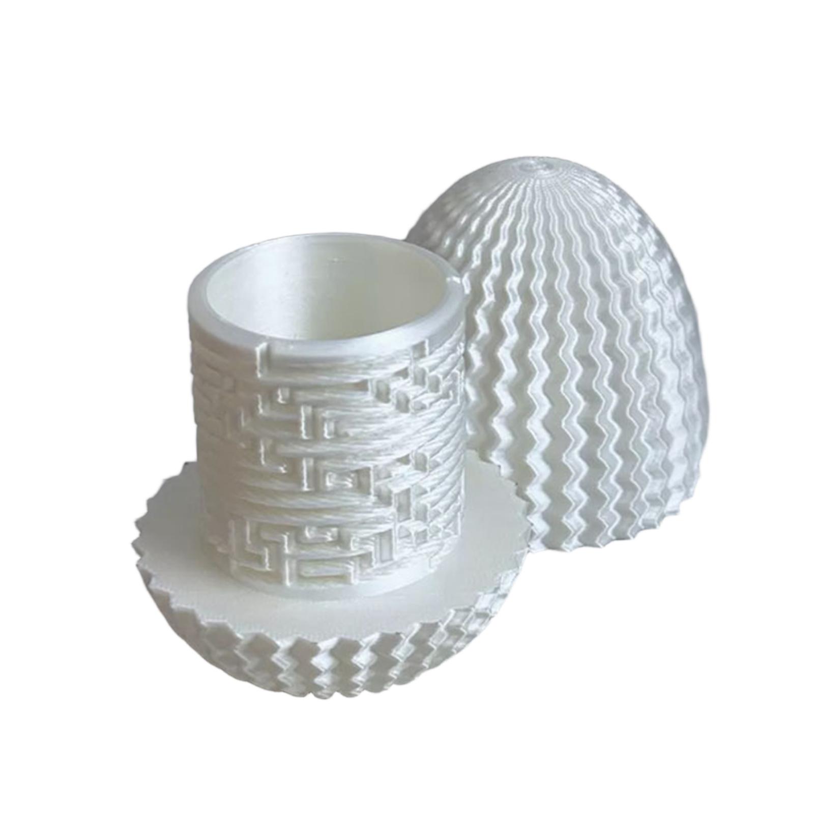 

3D-печатный кошелек-головоломка в виде яйца-лабиринта One Size