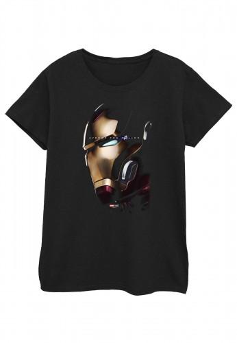 Marvel Tricou din bumbac Avengers Endgame Avenger The Fallen Iron Man pentru femei/damă