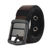 Reversible Dual-Color Nylon Belt With Rotating Pin Buckle Unisex Casual Waistband Jeans Pants