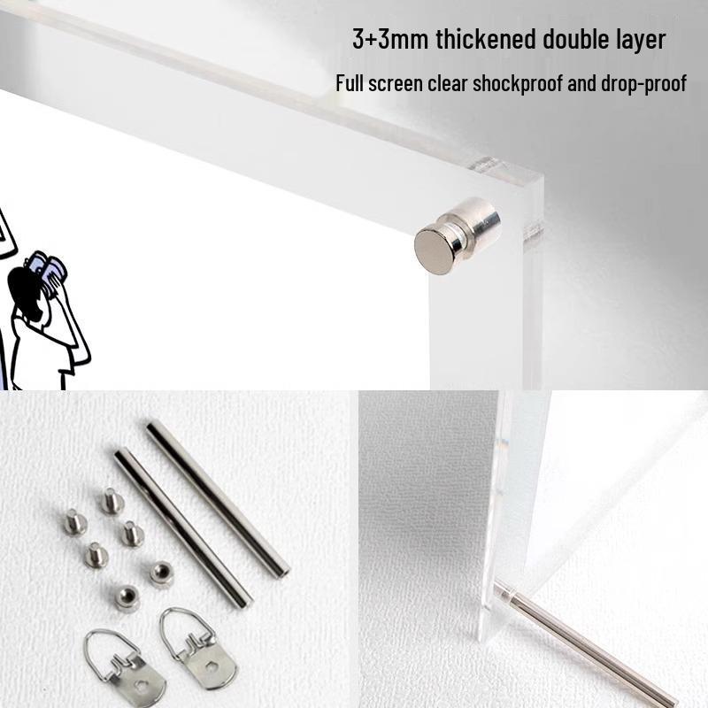Clear Acrylic Stand for 5-8 Inch Photo, Postcard, Ticket, Tabletop Display