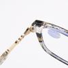 Leopard Patterned Reading Glasses Rectangular Anti Blue Light Metal Accessories Presbyopia Glasses Durable Hinge Reading Glasses