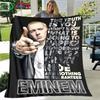 Pop Singer E-Eminem Blanket,Flannel Throw Blanket for Home Bedroom Bed Sofa Picnic Office Hiking Leisure Nap Birthday Gift