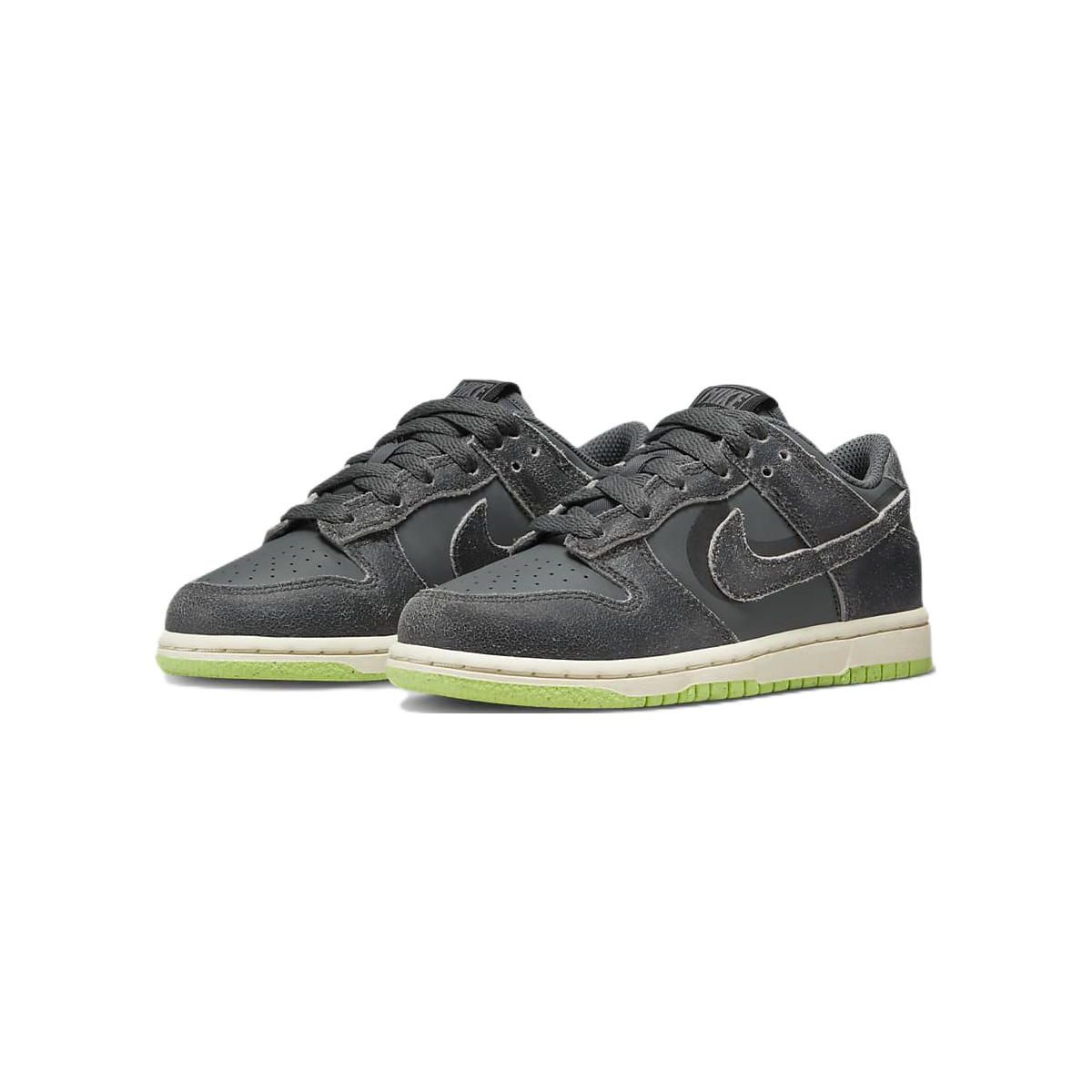 Nike Dunk Low SE PS Halloween — Детские кроссовки Cauldron Grey Iron-Grey Phantom — фото 3