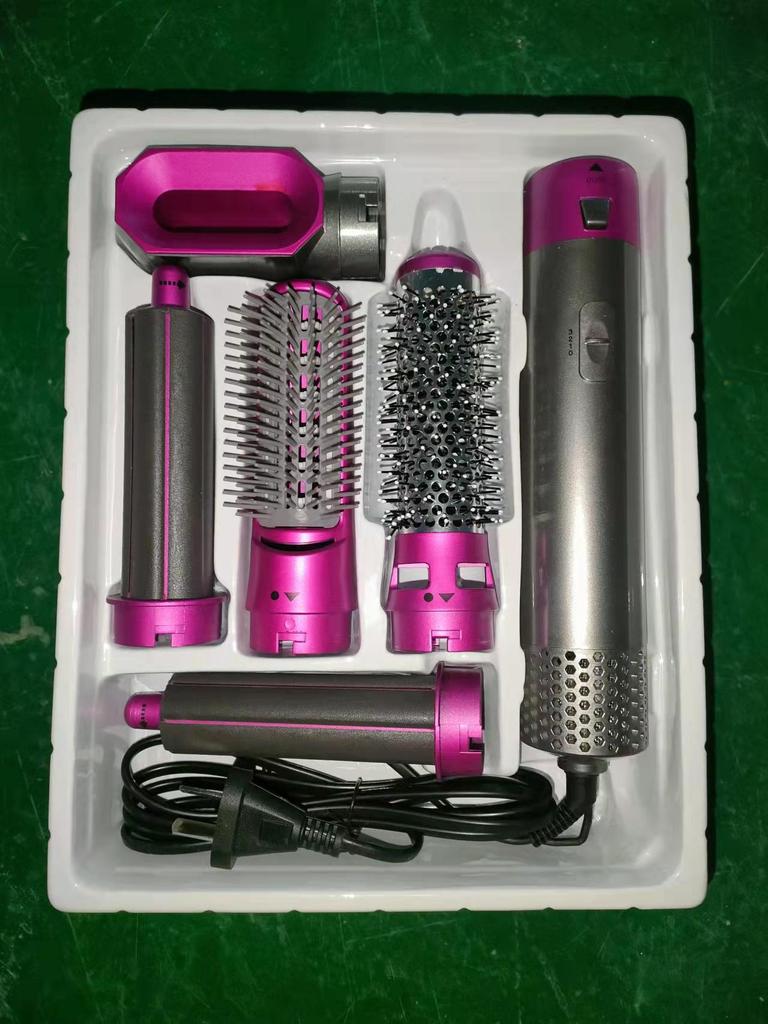 5-in-1 Dual-Use Automatic Curling and Straightening Hair Styler and Hair Dryer