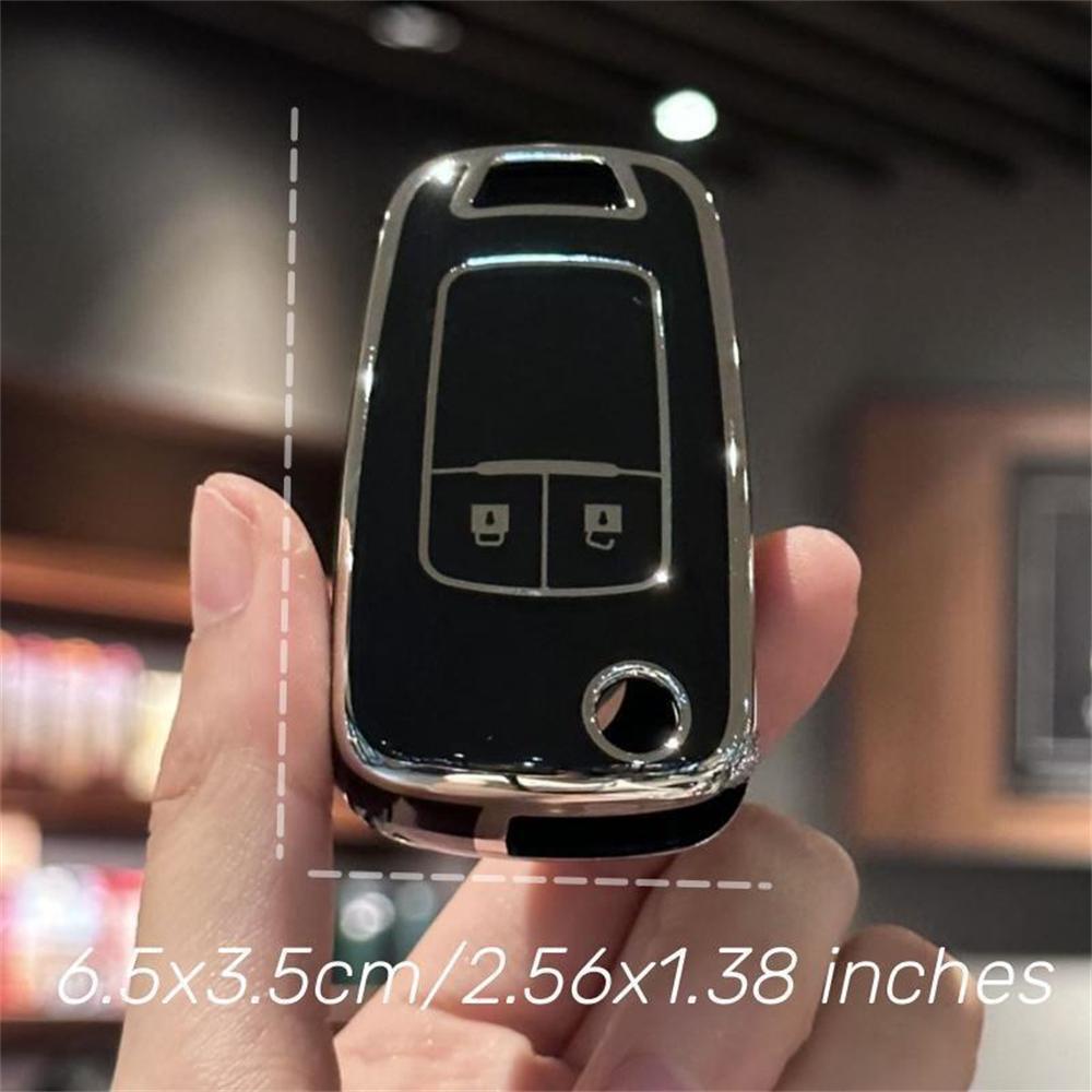 Key Fob Cover with Car Key Chain Lanyard for Vauxhall Astra J Insignia A Meriva B Zafira C Mokka Chevrolet Orlando Aveo