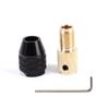 2.0/2.35/3.0/3.17/5.0mm Mini Drill Chuck 3 Jaw Quick Change Keyless Drill Bit Adapter 0.3-3.2mm Holder Clamp Fixing Device Tools