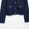 2025 Spring/Summer Women's Round Neck Denim Jacket & High-Waist Casual Shorts Set