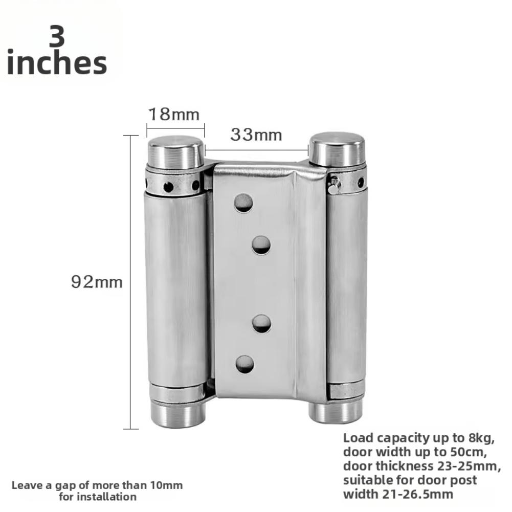 Self-closing Hinge Double Spring Hinge Adjustable Tension Wear-resistant Compact Structure Multi-layer Processing