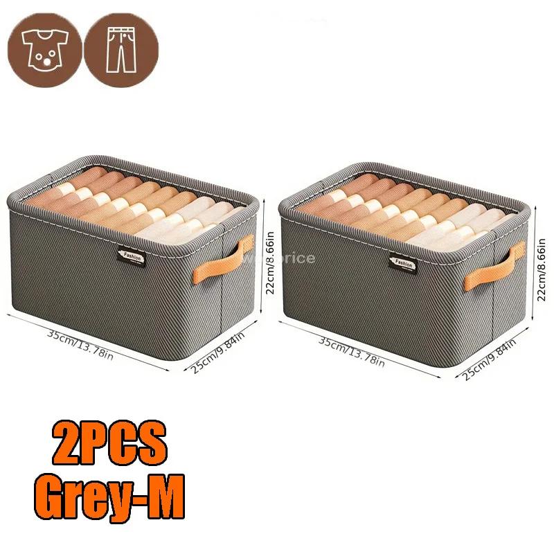 3pcs Clothes Storage Bags Portable Household Clothing Organizer Home Foldable Dust-proof Quilt Storage Container Storage Box