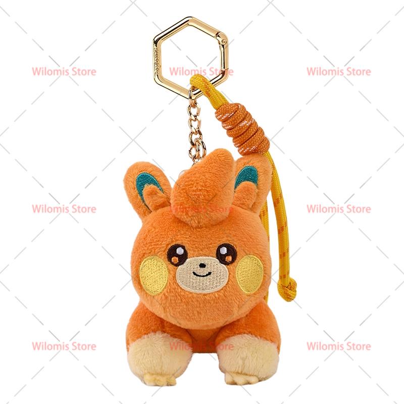 32 Styles Original Pokemon Plush Keychain Pikachu Bulbasaur Gengar Mimikyu Plusle Minun Cute And Charming Backpack Pendant Keyring Present