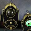 Animated Talking Eyeball Doorbell Waterproof PVC Materials Halloween Decoration With Light Effects For Porch