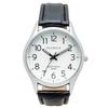 Clefer Serdica Analog White PU Leather Japanese Black Watch, Dial, Strap, Movement, SD-AM334-WTS, Men's,