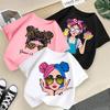 Kid T Shirt Cool Girl Printed Children T-shirt Kids 100% Cotton Clothes 2-13Y T-shirt Top Boys Girls Baby Tee