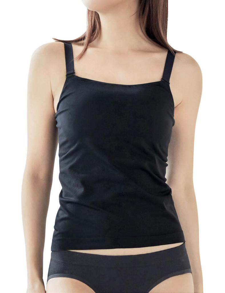 Two Hatch Bra Slimming and Shapes the Wireless Bra Cami with Thick Smaller and Black Top, Bust, Straps, Chest, Cups, 90395, 85M,
