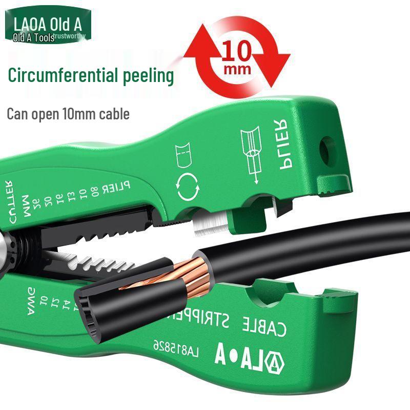 

Taiwan Multi-Function Handheld Wire Stripping Tool and Cable Peeler