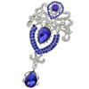 Brooch Exquisite Crown Design Luxury Fashion Diamante Brooch Pin for Holiday