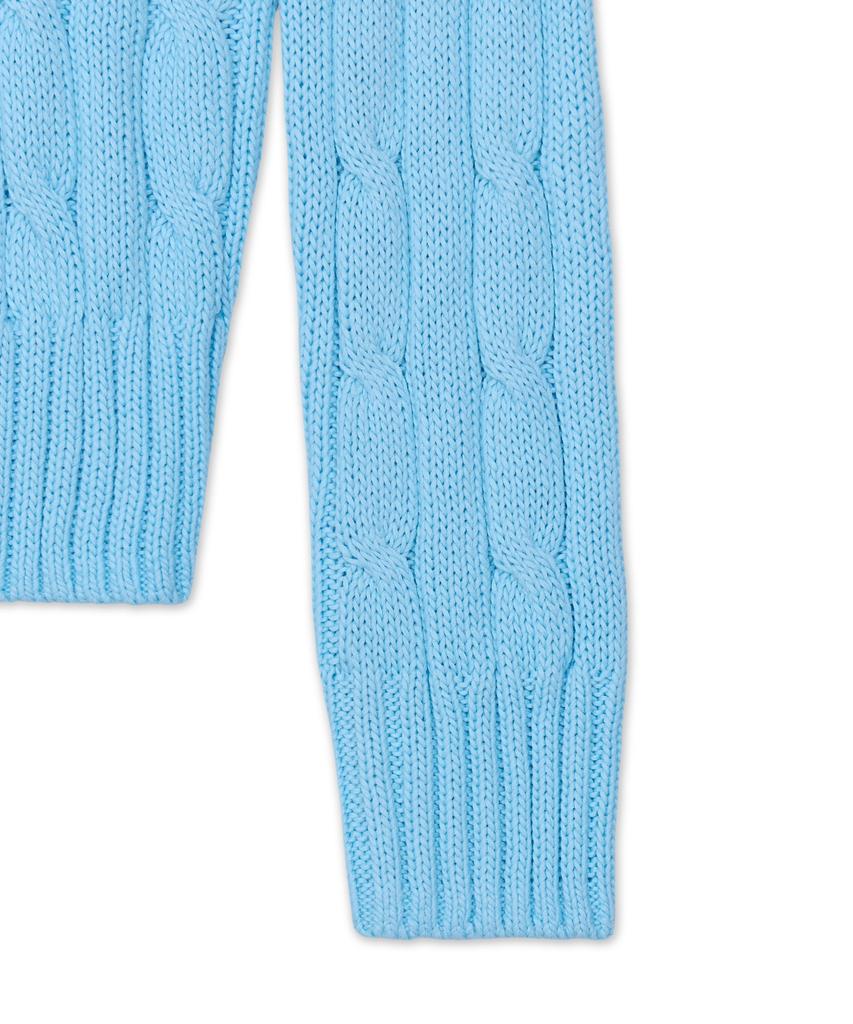 POLO RALPH LAUREN Cable Knit Cotton Crew Neck Sweater