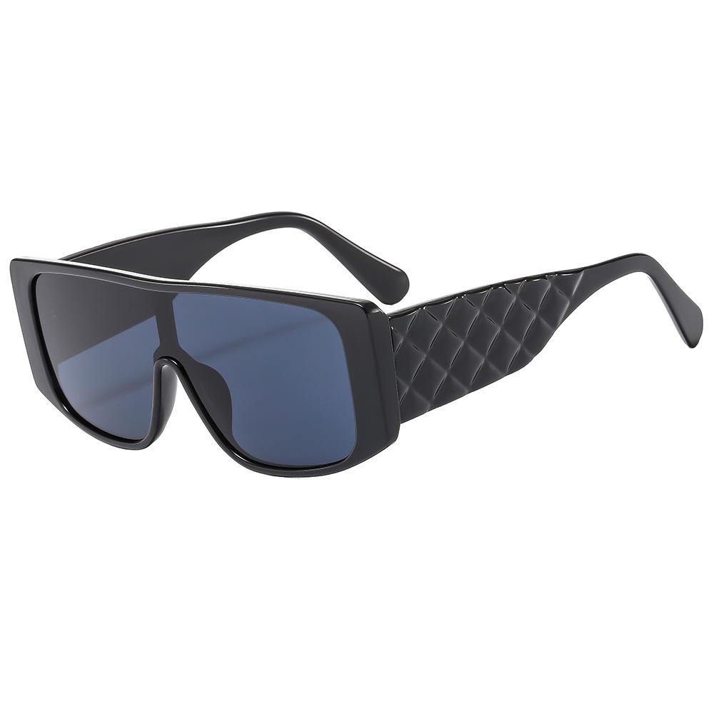 Fashion Personalized Sunglasses Oversized Square Men Women Shades Sunglasses One-Piece Lens High Quality Big Frame Sunglasses