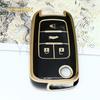 For Chevrolet Cruze Impala Camaro Garna Equinox Volt Yakista AVEO Impala GMC Terrain TPU Flip Car Key Fob Case Cover Keychain