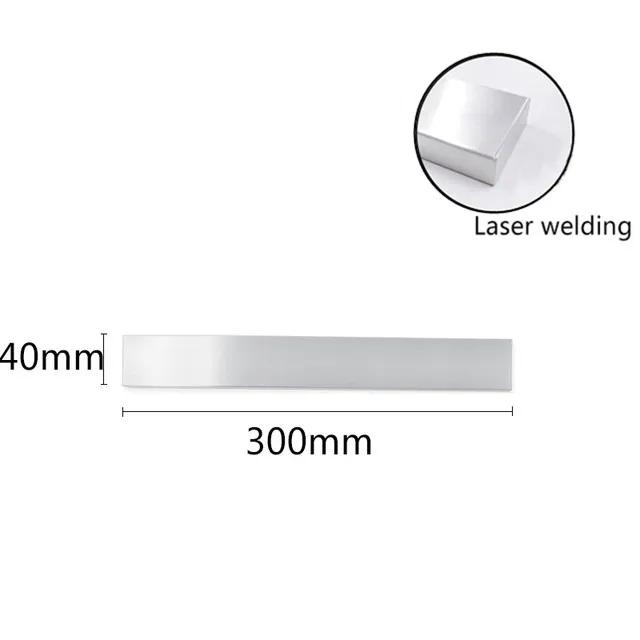 Knivställ i rostfritt stål, organizeringslist, stark magnetisk knivhållare, väggmontering, köksbar, förvaring, kökstillbehör