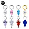 F136 Titanium Kite Cz Dangle Charm For Helix Cartilage Clicker Attachment Pendant Earlobe Piercing Jewelry