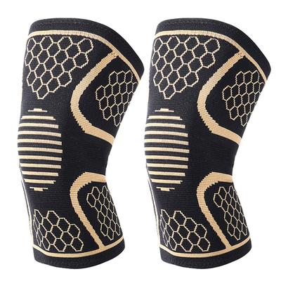 2 Pcs Knee Pads Anti Alip Breathable Shock Absorption Protective Knee Brace Sleeve for Running Hiking Basketball