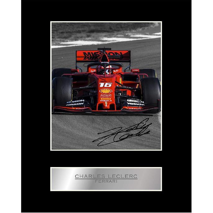 Charles Leclerc Signed Mounted Photo Display Formula One F1#5 Autographed Gift Picture Print