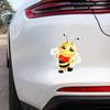 Cute Little Bee Cartoon Insect Car Stickers Waterproof Vinyl Decals Auto Body Window Decor Motorcycle Helmet Stickers M461