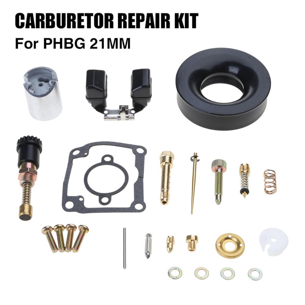For PHBG 21BS 21mm Carburetor Carb Repair Kit For Motorcycles Moped Scooter Accessories