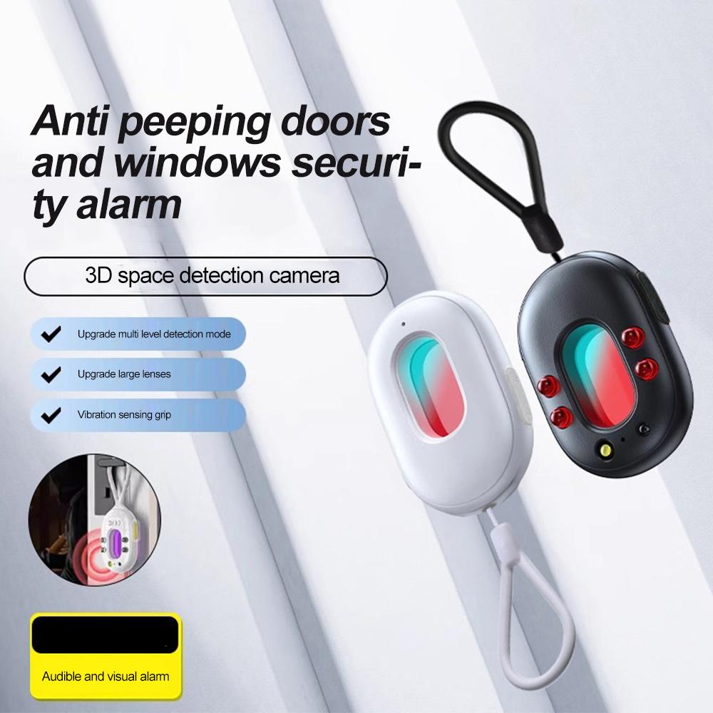 Wireless Anti Camera Detector Security Alarm Detector Sound Protection Sensor for Door Window Camera Anti-theft Alarm Finder