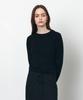 Siyajyu Sikn2175 Basic Round Neck Long Sleeve Knit_Black