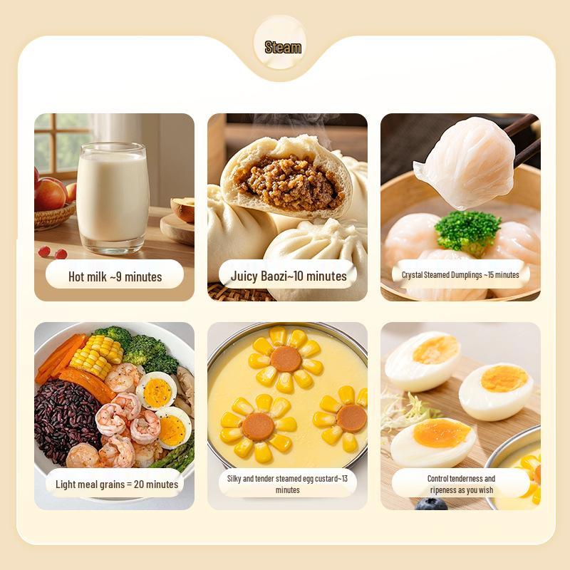 Compact Stainless Steel Automatic Egg Boiler with Auto-Off