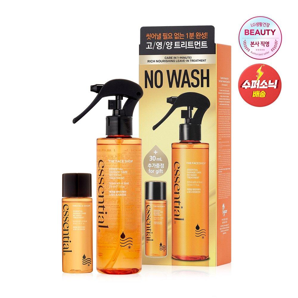 

Набор для планирования ухода за кожей Face Shop Essential Damage Care No-Wash [Основной продукт] 210 мл, [Внутренний продукт] 30 мл