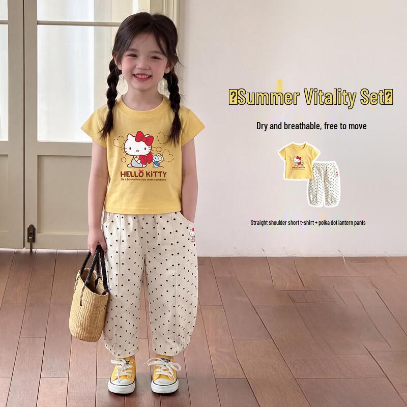 Hello Kitty Girls  Summer Two-Piece Set 140