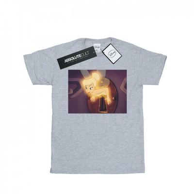 Womens/Ladies Tinker Bell Lock Squeeze Cotton Boyfriend T-Shirt