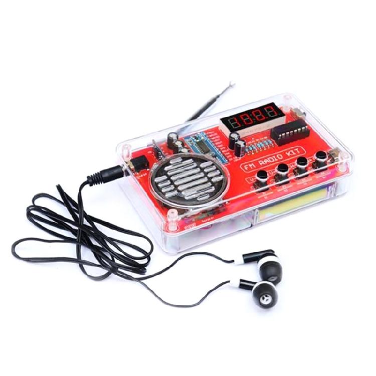 Hands On Electronic Fun 50-108MHz DIY FM Radio Circuit Board Kit for Tinkerers