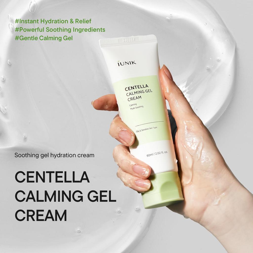 iUnik Centella Calming Recovery Gel Moisturizing Cream (approx. 60ml)