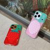 Strawberry Mobile Phones Sucker Support Portable Suction Cup Mount Phone Stand Universal Car Navigation Bracket Phone Fixed Pad