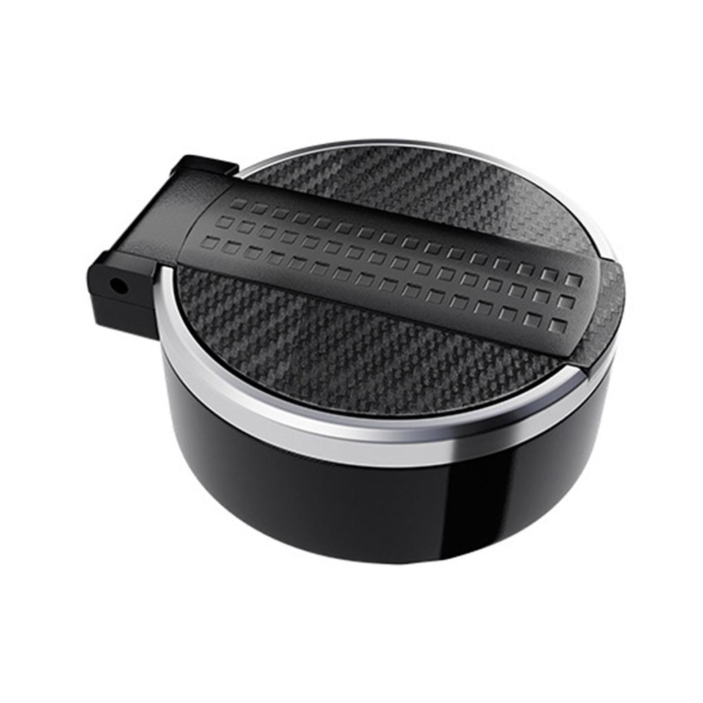 Compact Car Ashtray with Li Odor Resistant Cigarettes Holder Vehicle Cupholder Portable Ashtray ABS for Car Cup Holder