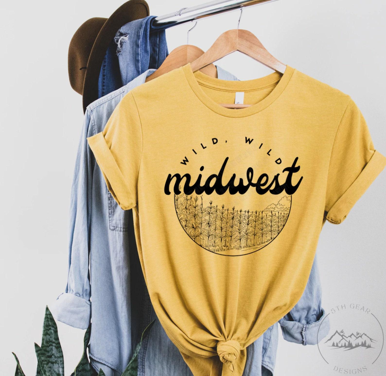 Wild Wild Midwest Unisex Graphic Tee, Short Sleeve Shirt S