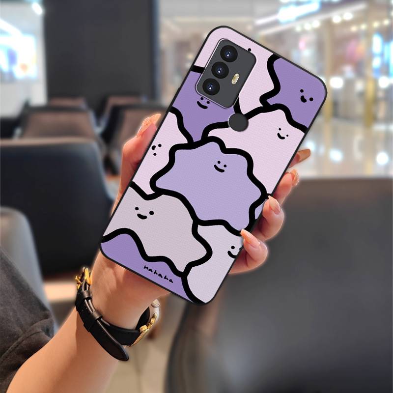 Cartoon Graffiti Phone Case For TCL 30SE/30E/306/305/Sharp Aquos V6/V6 Plus Shockproof Soft Case Cute Durable Animals