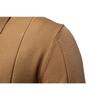 Herren Unifarbenes Sport-Reißverschluss-Polohemd Athletische Soziale Poloshirts Herren Büro Slim Fit