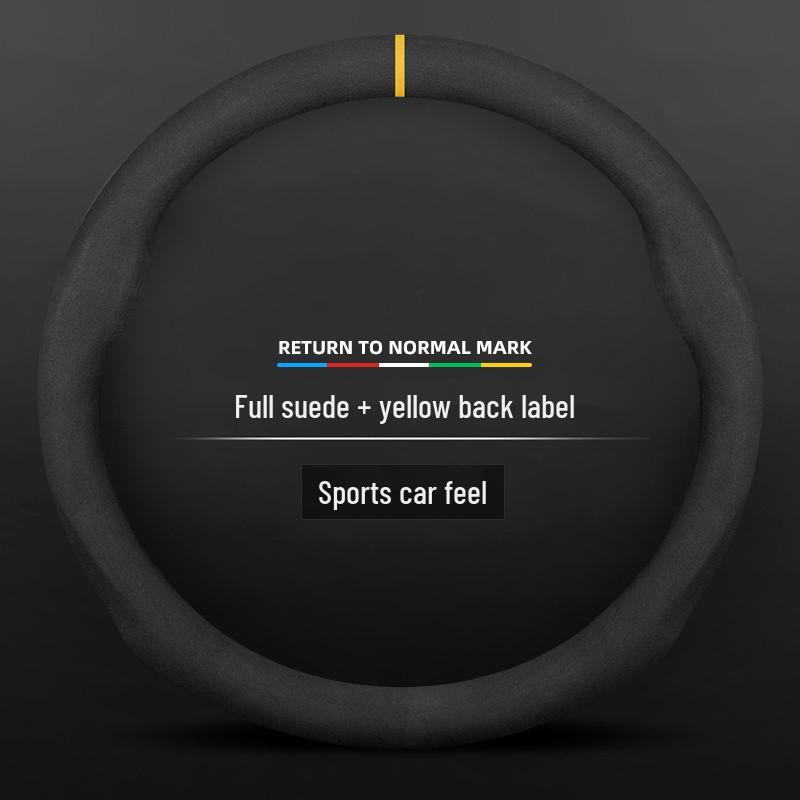 Toyota Suede Steering Wheel Cover for Highlander, Camry, Crown, Corolla, RAV4, Avalon, Levin