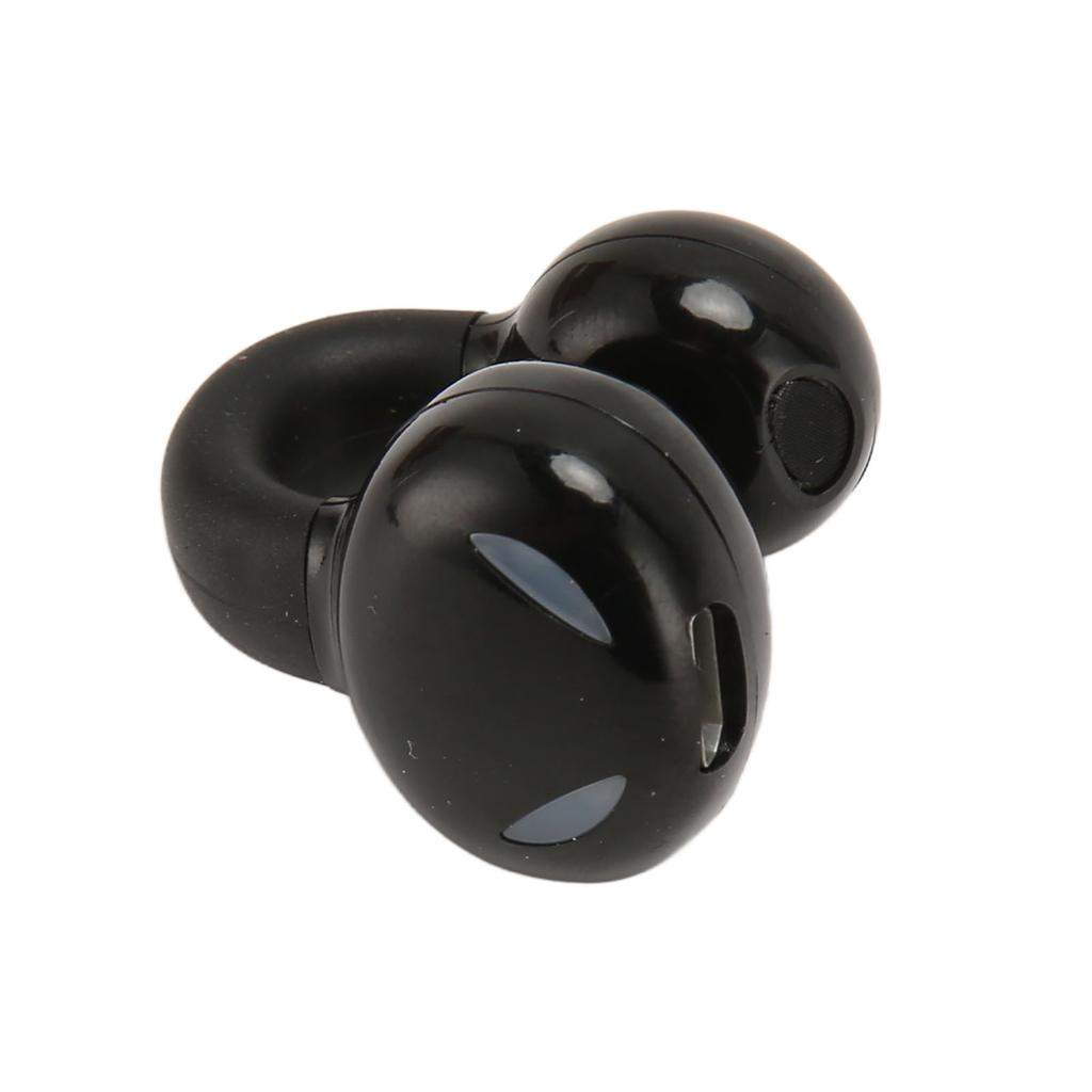 Bluetooth Clip On Earphones HiFi Stereo Noise Cancelling Waterproof Clip On Open Ear Headphones for Sports Music Calling