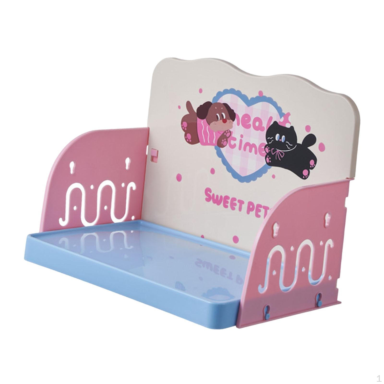 

Elevated Cat Feeding Table Bowl Holder Stable Spacious Prevent Spilling Anti Slip Accessories