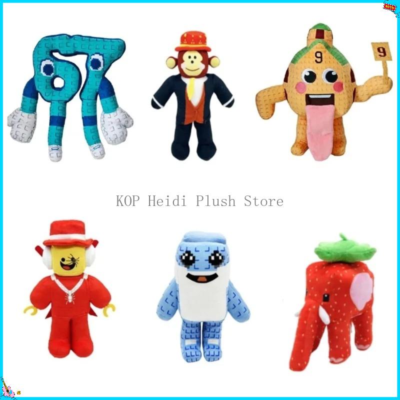 Latest 25cm Steal A Brainrot Sammy Jandel Strawberry Elephant Plush Doll Anime Peripherals Toy Spooky Holiday Xmas Present