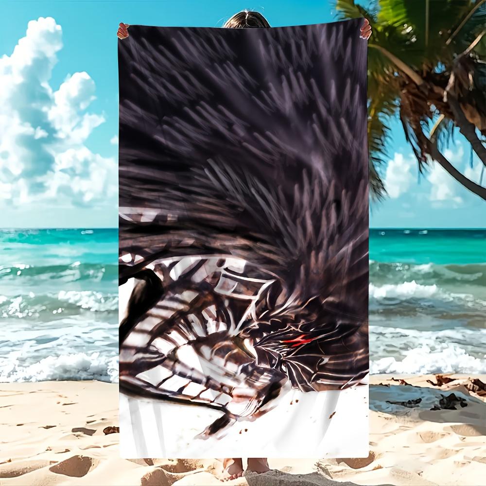 1pc Anime Berserk Microfiber Beach Towel Quick Dry Sand Free Soft Absorbent Pool Gym Sports Towel for Fans Beach Accessories