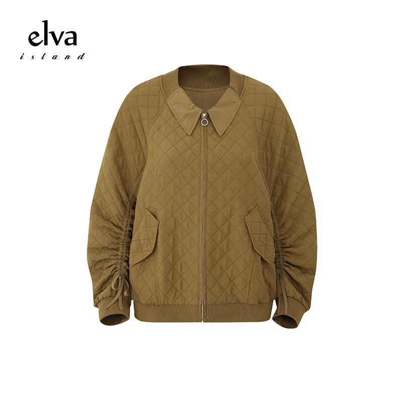 Elva' Island Women's Casual Cotton Padded Jacket