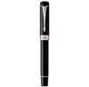 Parker Duofold Classic Black CT Fountain Medium 18K Gold Gift Officially Product Number 1931366 Pen, Nib, Nib, Boxed, Imported,