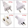 US AU UK EU to E27 Power Cord Screw Base Lamp Holder LED Pendant Light Head With 303 Switch Extent Cable 1.8m Bulb Socket